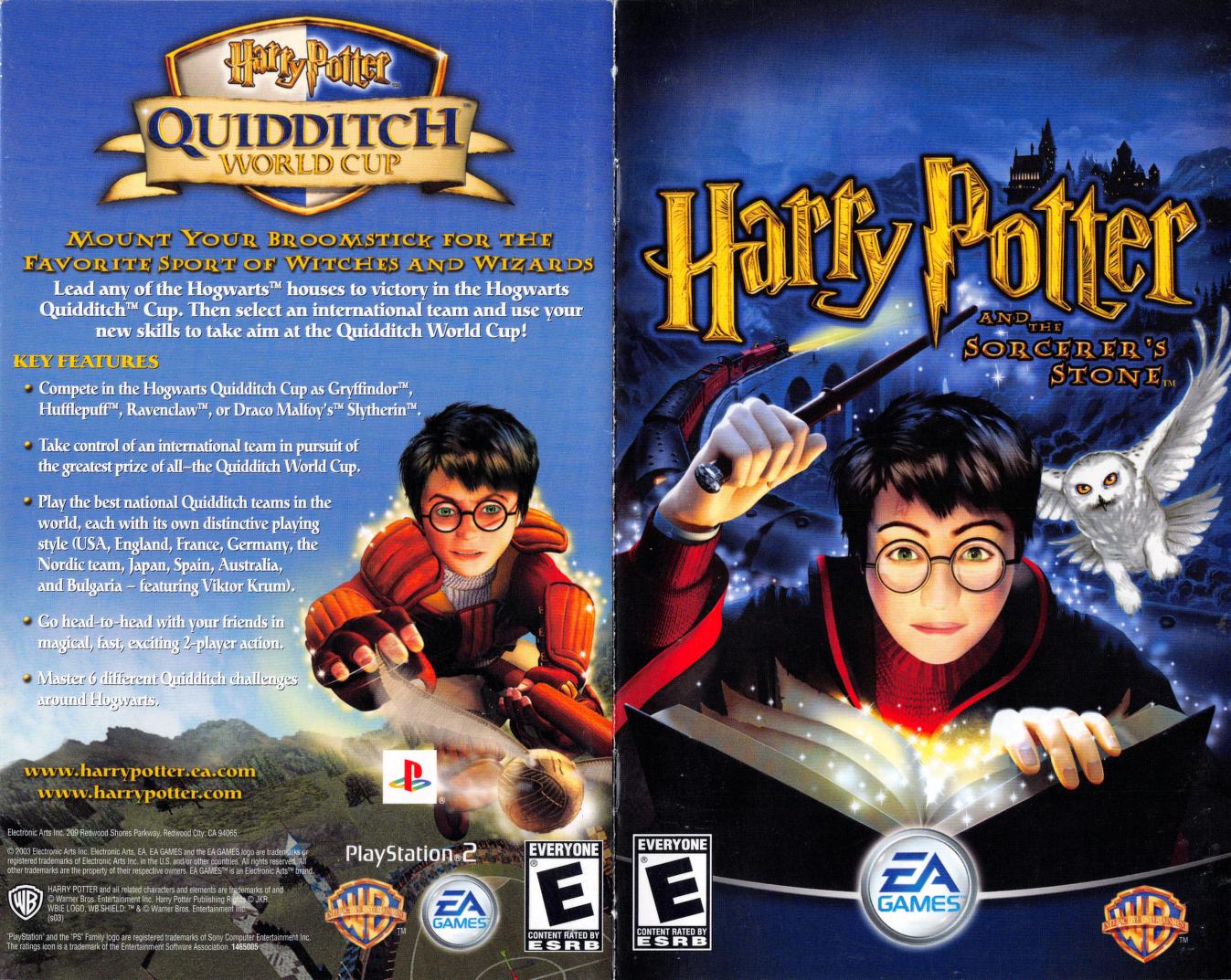 tofu partícipe Abierto Harry Potter And The Sorcerer's Stone Manual : Electronic Arts : Free  Download, Borrow, and Streaming : Internet Archive